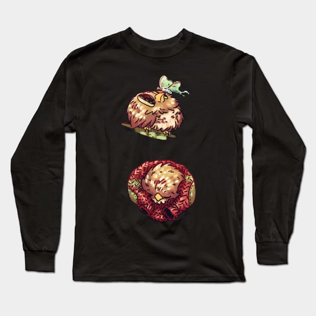 Cozy Peter - Basil's Persimmon Preserves Merch Long Sleeve T-Shirt by Rumpled Crow